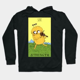 Jake The Dog as Strength Hoodie